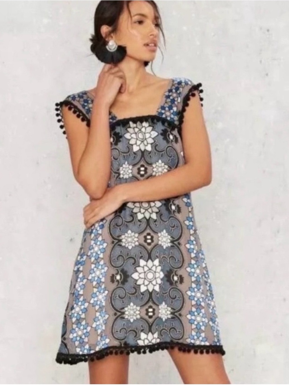 For Love and Lemons Embroidered Dress